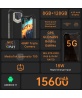 Oukitel WP15 Rugged Smartphone Dimensity 700 Octa Core 8GB+128GB 15600mAh 48MP 6.52'' NFC Cell Phone