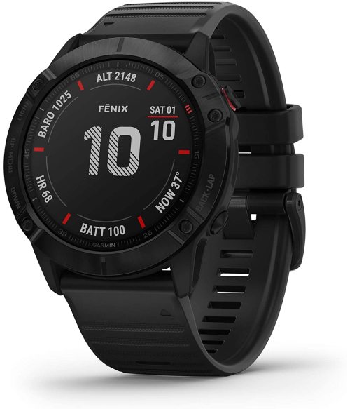 Garmin Fenix 6X Pro, Premium Multisport GPS Watch, Solar Outdoor Mountaineering Battery Management Heart Rate Exercise New Power Supply Blood Oxygen Saturation Exercise Animation Guide