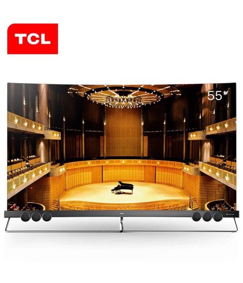 TCL 55X5 inch quantum dot full screen surface TV Android 6.0 PLUS MS838A 2G 32GB 1.7Ghz HDR intelligent ultra hd 4K