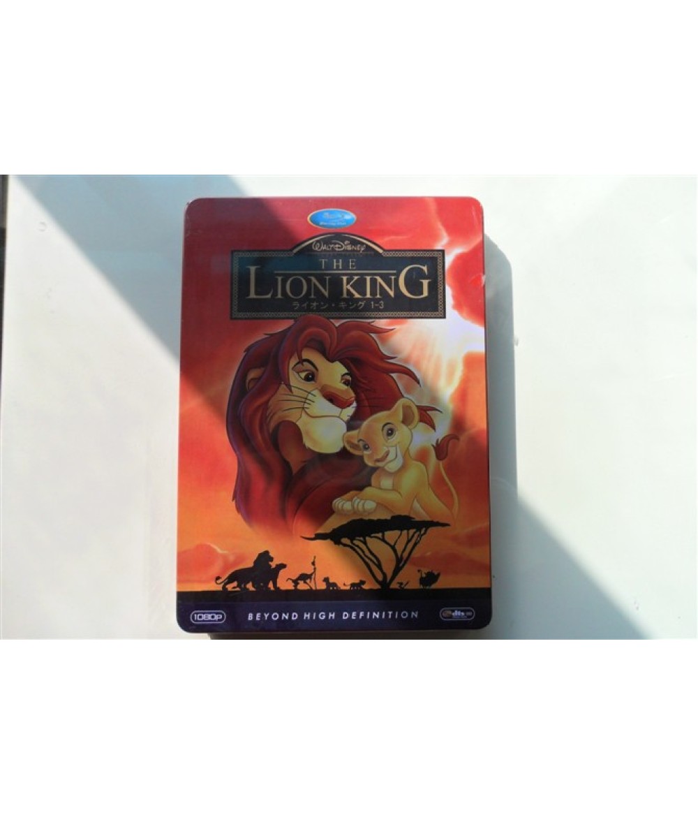 100% brand new sealed THE LION KING TRILOGY: 3DVD -MOVIE COLLECTION Animated Disney Movie Collection