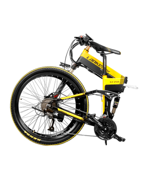 LANKELEISI XT750 400W 26 pulgadas Bicicleta eléctrica de asistencia eléctrica plegable 35 km / h 70-90 km Alcance 48V 10.4AH E-bike IP54 STOCK impermeable Envío gratis