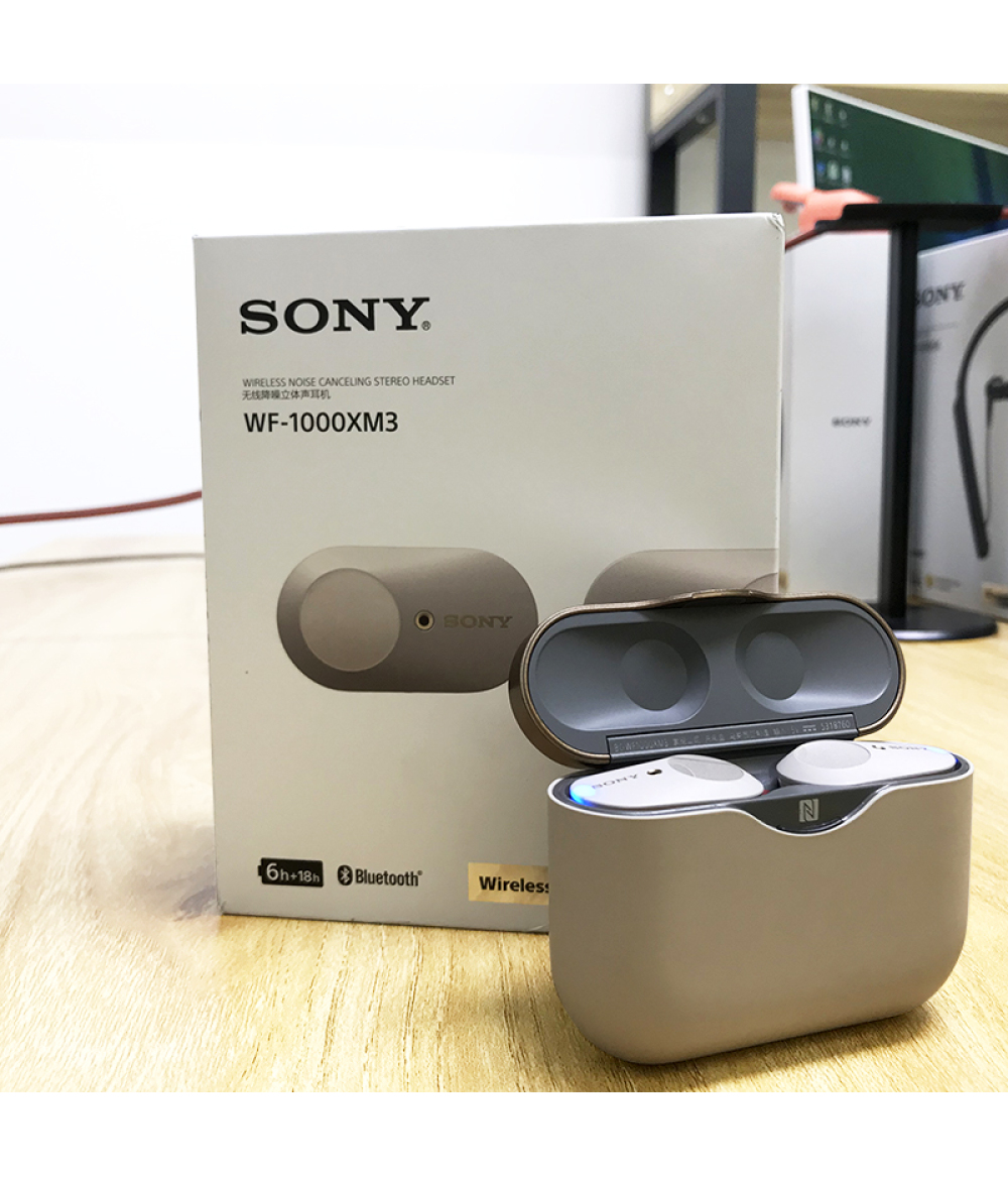 Sony WF-1000XM3 TWS earphone with Noise Canceling Intelligent noise reduction touch panel for Apple/Android phones Black, about 32 hours of battery life, Bluetooth 5.0, stable and easy to use