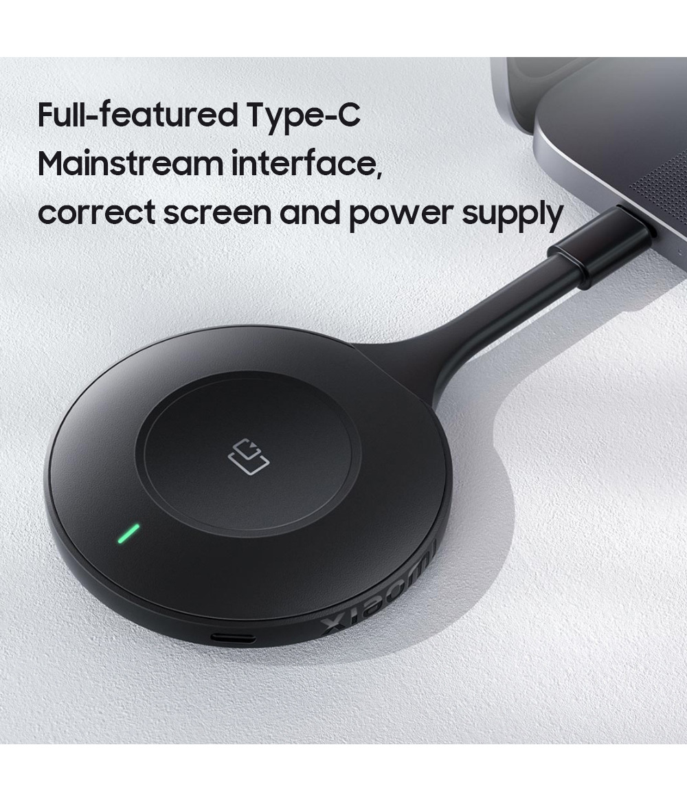 Original Xiaomi PaiPai 4K HD Projector Adapter Adapter Type-c  Ultra HD High-speed 5G Frequency Plug To Use Smart Home