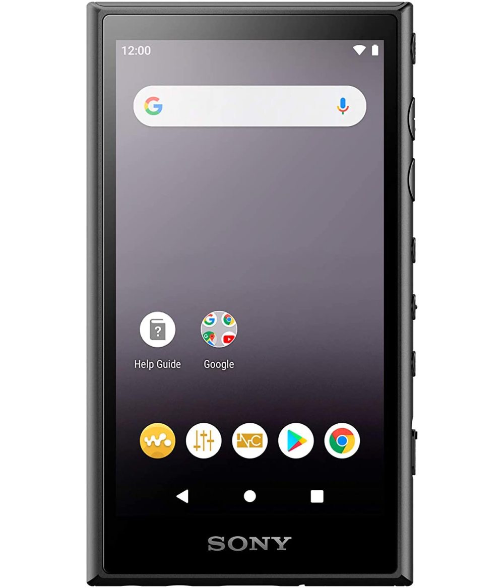 NW-A105 Android-музыкальный проигрыватель с высоким разрешением Черный Android 9.0 около 26 часов автономной работы Bluetooth 5.0 S-master HX 16GB Процессор для виниловых пластинок Функция беспроводного аудио высокого разрешения