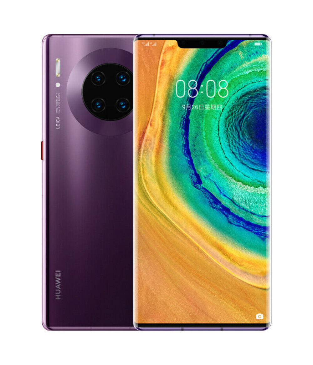HUAWEI Mate 30 Pro Mobilephone 6.53''Ultra-curved screen 8g+256gb Kirin990 4G Octa Core Android 10 Dual SIM 4 Real Camera