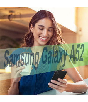 Global Rom Samsung Galaxy A52 5G Android 6.5 "FHD + Snapdragon 750G Octa core Смартфон, сотовый телефон Android, водонепроницаемость, 64-мегапиксельная камера, 8 ГБ 128 ГБ NFC Черный Мобильные телефоны 25 Вт с быстрой зарядкой