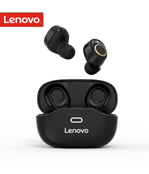 Lenovo X18 TWS Auricular Inalámbrico Bluetooth 5.0 Touch Auricular Bluetooth Inalámbrico con Caja de Carga, Llamada de Soporte y Siri (Blanco)