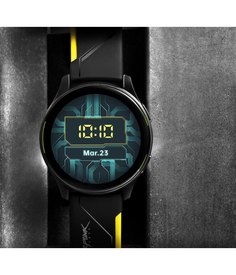 Reloj inteligente oficial OnePlus Edición Cyberpunk EDICIÓN LIMITADA para Android Bluetooth Wirstwatch 1.39 pulgadas AMOLED Warp Charge IP68 a prueba de agua