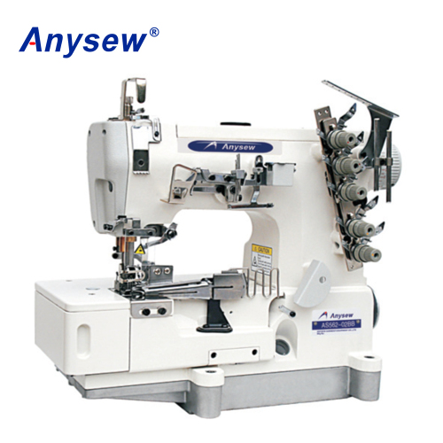 AS562-02BB Flat Bed Interlock Sewing Machine Industrial Machine With Rolled-edge