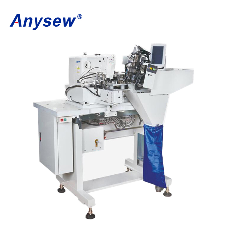 AS-254 Anysew Brand Double Needle Belt Loop Sewing Machine