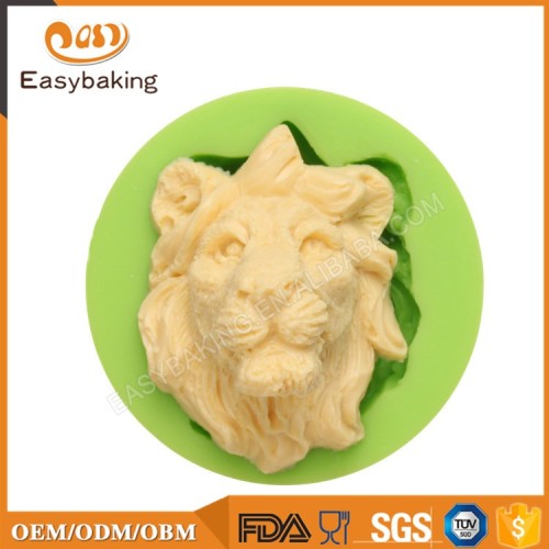 Promotional Gifts 2017 Fondant Silicone Molds Lion Head