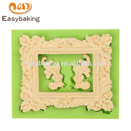 Food grade custom trendy style 119*100*15 ecofriendly cake silicone molds