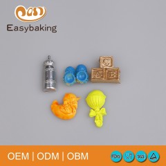 Multi Shapes Baby Shoes Duck Bottle Toys Cake Decorating Silicone Sugarpaste Mould
