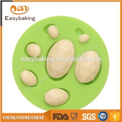 High quality different size pearl shape silicone fondant cake mold for home or party