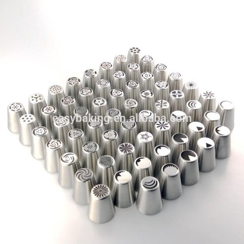 Multi flower pattern Stainless steel Russian tips nozzles for cupcake Decorating