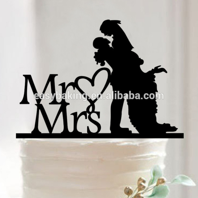 Wedding gifts multi-style sweet Acrylic Cake Topper for wedding cake decoration
