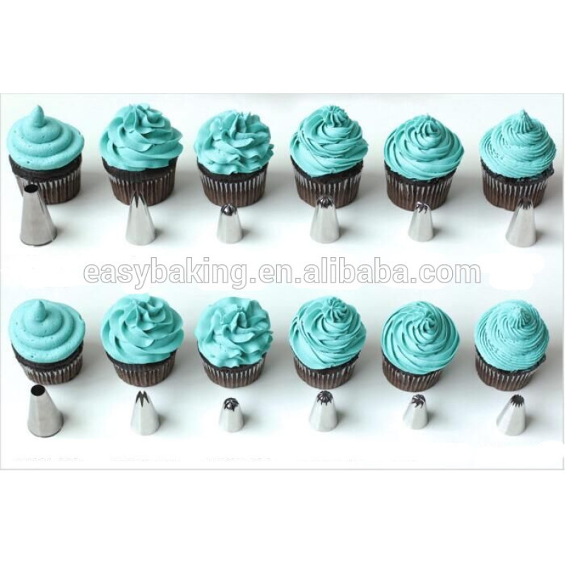 New Designs Icing Piping Nozzles Pastry Cupcake Tips