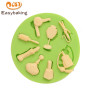 Makeup accessories silicone fondant cake mold for cake decorating