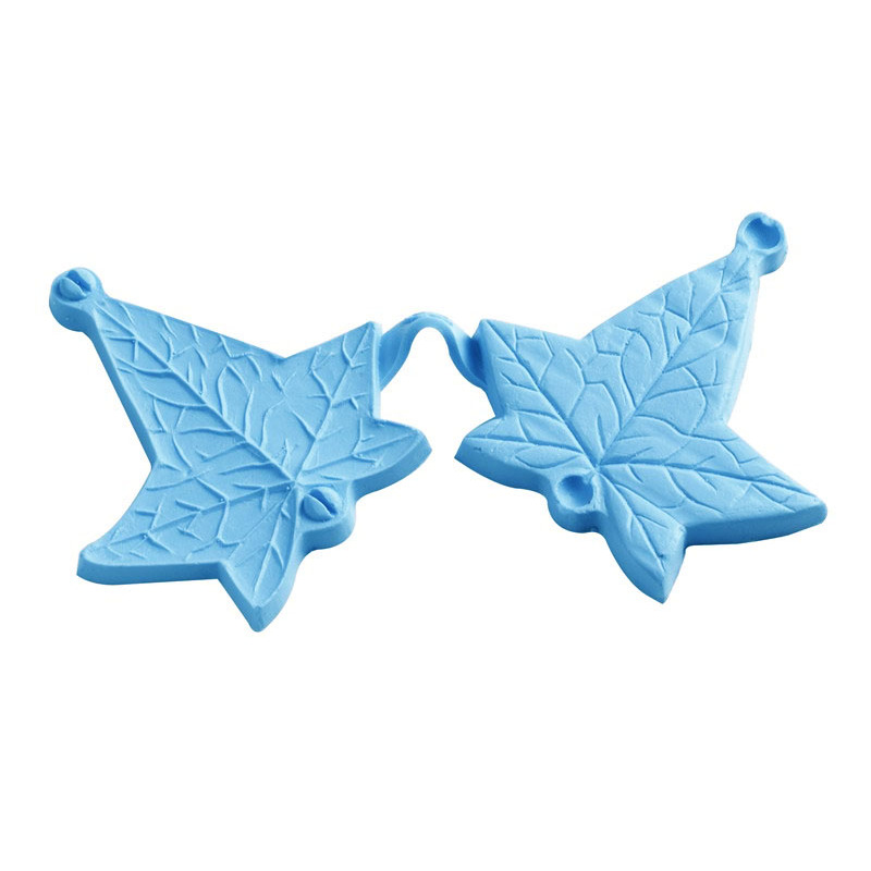 High quality different leaf texture shaped cake baking silicone molds
