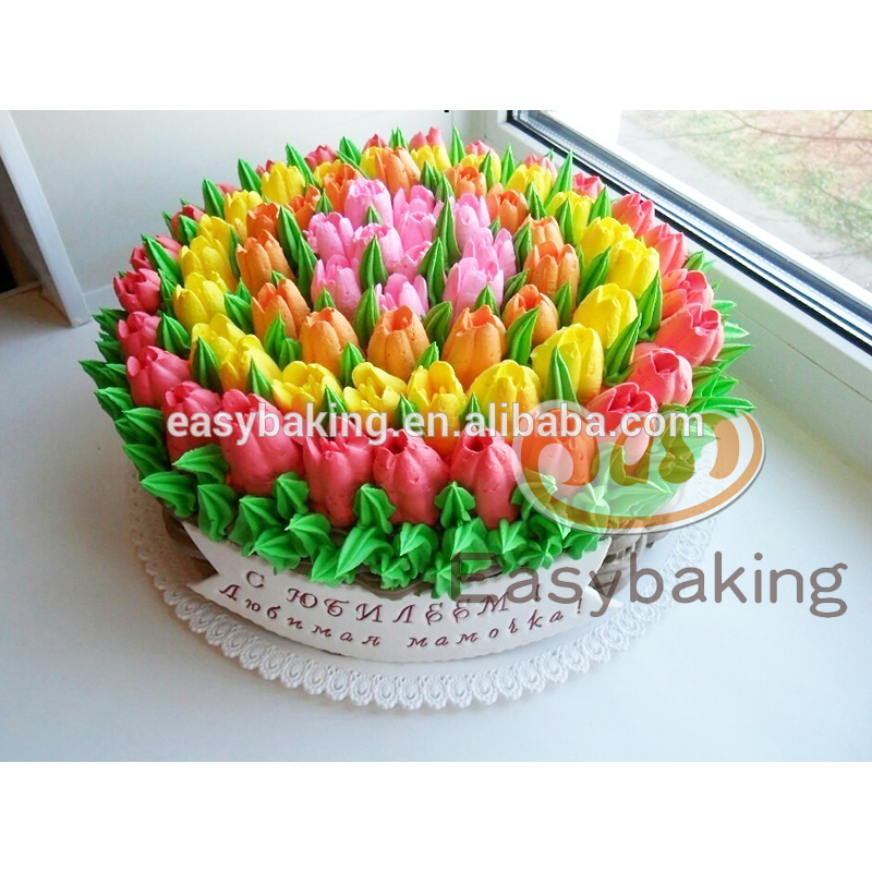 Large Icing Cream Tulip Decorating Piping Tips Set Russian Cake Nozzle