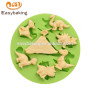 Chinese factory new design home made dinosaur series silicone molds