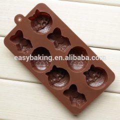 Silikon-Schokoladenform in Form von Osterhasen-Eiern
