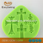 Different kinds of cross pattern food grade soap silicone for molds