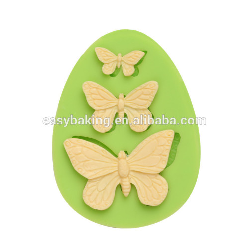 High quality food grade butterfly shaped silicone cake mold