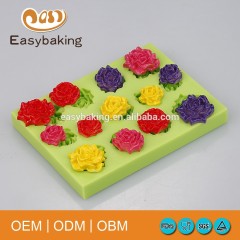 Multi Hole Rose For Cupcake Silicone Fondant Molds Craft Decorations