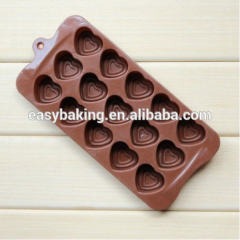 Hot product 15 Cavities love heart shape chocolate silicone mold Bakeware
