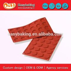 Factory Direct Sell 24 Cavities Mini Florentins Cake Silicone Bakeware