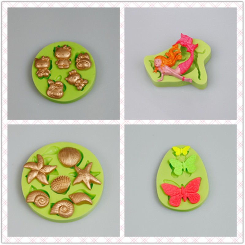 Promotional Gift Items 3D Deer Shape Silicone Cake Decor Molds