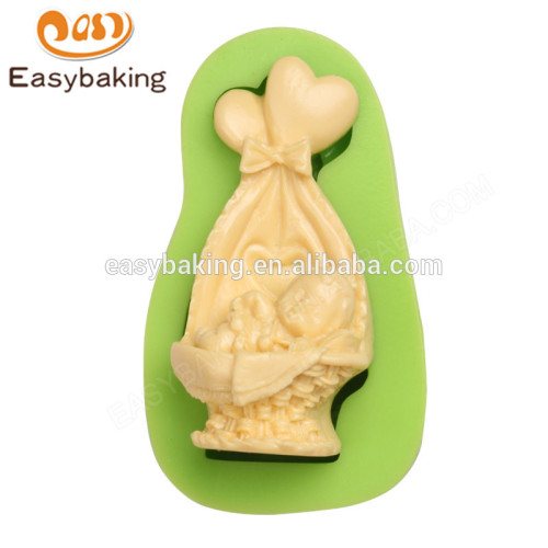 Factory direct sale cheap price high quality sleeping and lovely baby crib silicone mold
