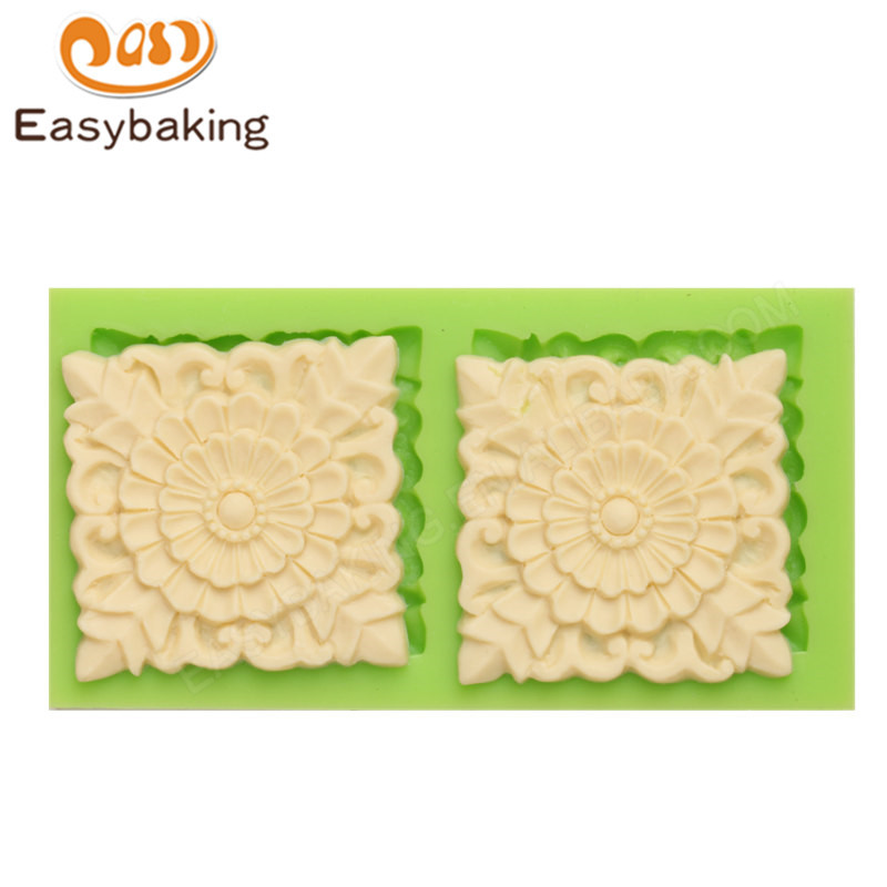 3D silicone fondant molds for cake decorating supplies