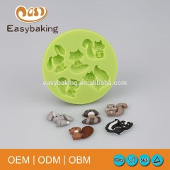Kaninchen Tanuki Eichhörnchen Kuchen Dekoration Silikonformen für Polymer Clay