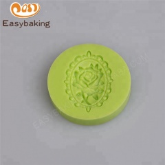 Rose Border Plaque Silicone mould for Cake Decorating