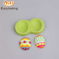 Wholesale custom festival 3D easter egg silicone soap molds,cake molds