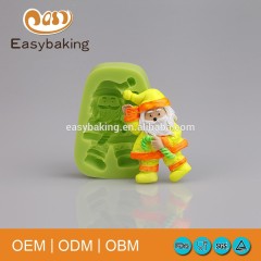 Wholesale Cheap 3D Christmas Santa Claus silicone molds for cake decorating and fondant cake mold