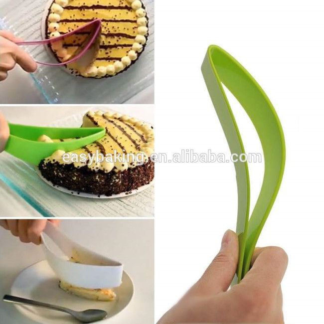 Food Grade Kitchen Utensil Colorful Plastic Cutter Knife Cake Server