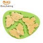 3D Butterfly silicone fondant cake  mould