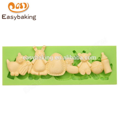 Alibaba best selling custom 2017 high quality boy toy series silicone molds
