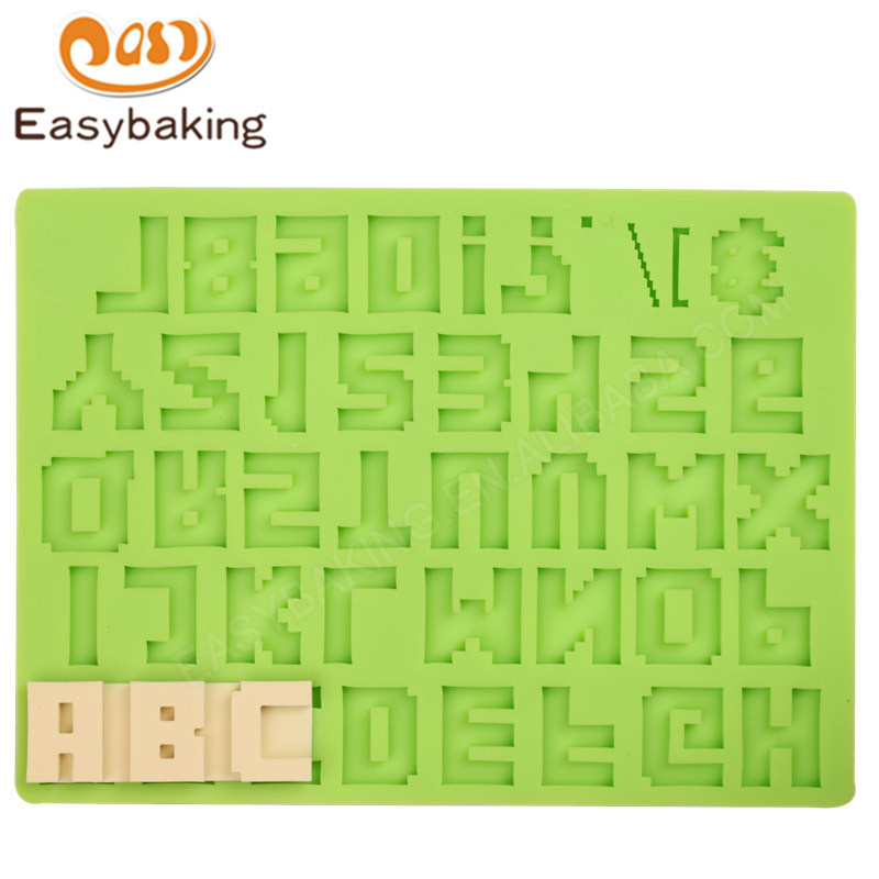 Alphabet Decoration Tools Cake Fondant 3D Silicone Molds