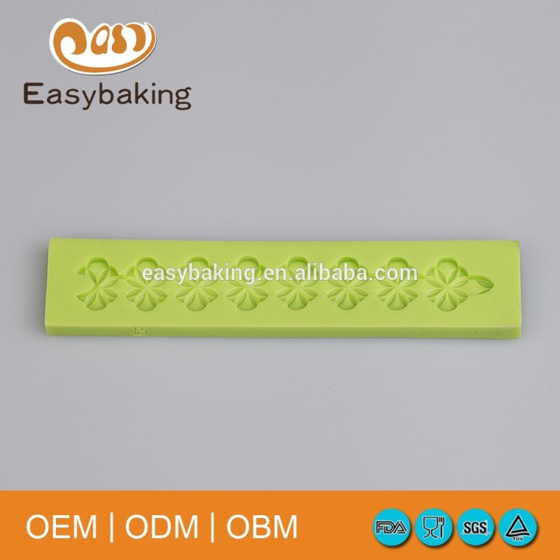 Floral Wedding Cake Outside Fondant Lace Decorating Tools Silicone Mold