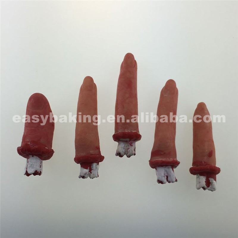 Mischief Human Finger Shaped Polymer Clay Halloween Theme Silicone Molds
