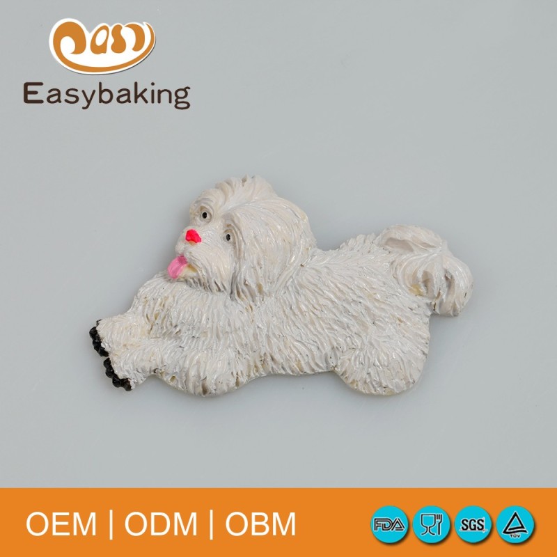 Running Puppy Shaped Cute Silicone Soap Molds Muffin Mould