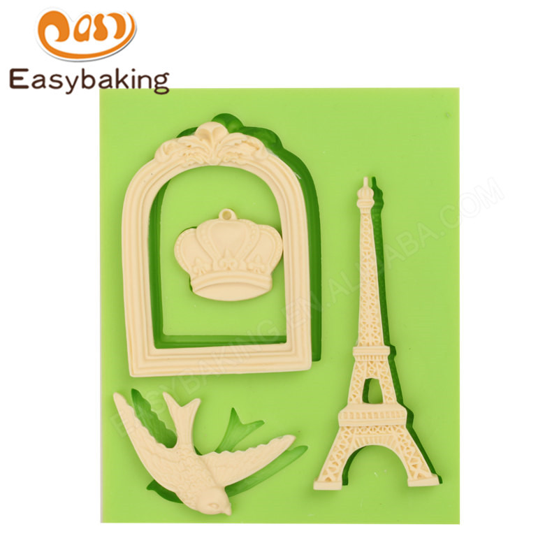 Wholesale  3d candy baking silicone molds for cake decorating