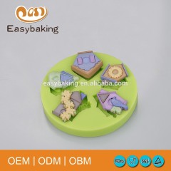 Baking Biscuit Pet Nest House Silicone Molds