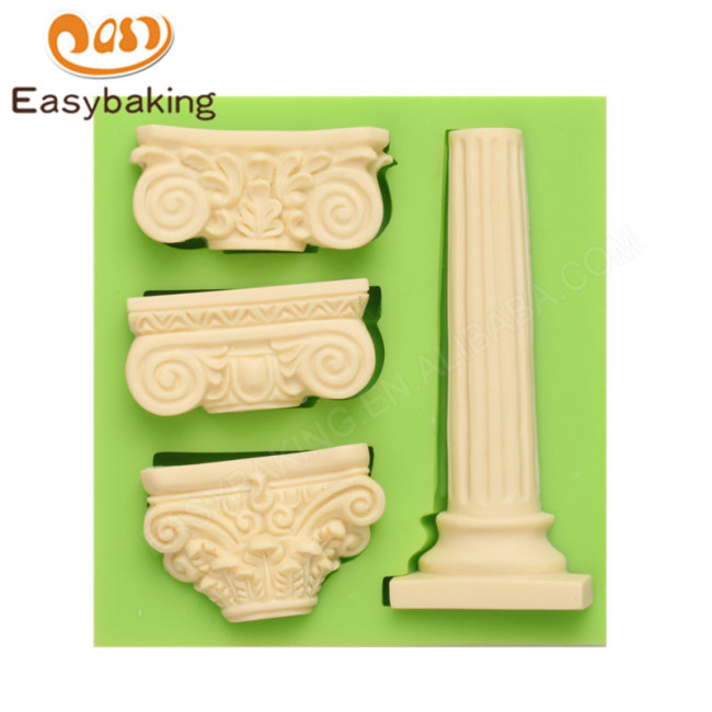 DIY Tools about Building Pillar Shape Silicone Cake Mould
