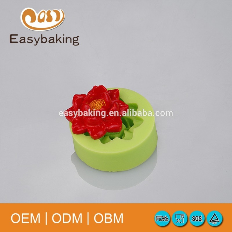 Polymer Clay Resin Fondant Flower Rose Cake Decorating Silicone Molds