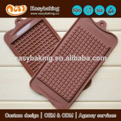 Kundenspezifische kleine quadratische Silikon-Schokoladenformen